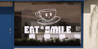Sunny Dinner Font Poster 12