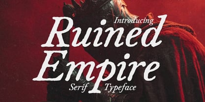 Ruined Empire Font Poster 1