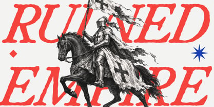 Ruined Empire Font Poster 11