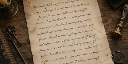 Gilded Oath Font Poster 9