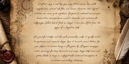 Gilded Oath Font Poster 4