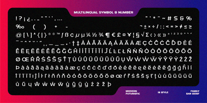 Cronova Font Poster 10