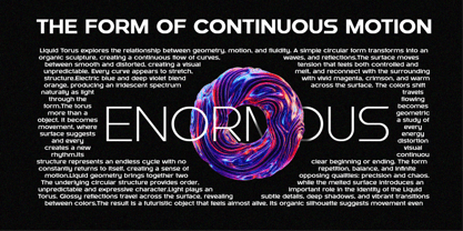 Cronova Font Poster 3