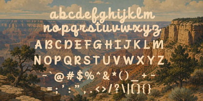 Cedar Valley Font Poster 3