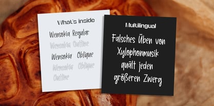 PG Wensokia Font Poster 2