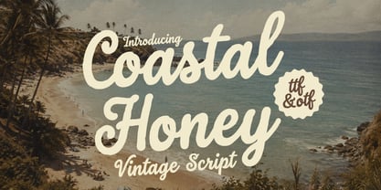 Coastal Honey Font Poster 1