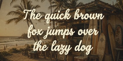 Coastal Honey Font Poster 3