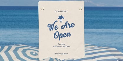 Coastal Honey Font Poster 6