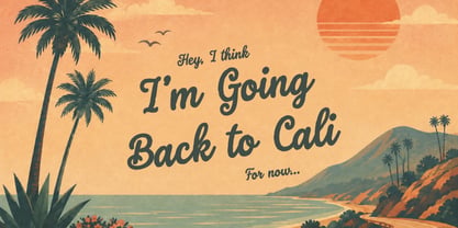 Coastal Honey Font Poster 9