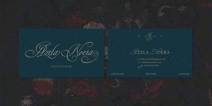 Her Majeste Font Poster 2