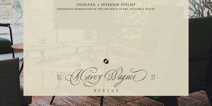 Her Majeste Font Poster 6
