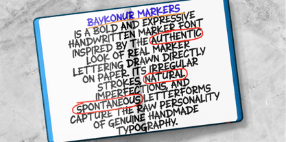 Baykonur Font Poster 3