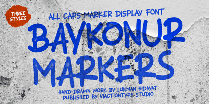 Baykonur Font Poster 1