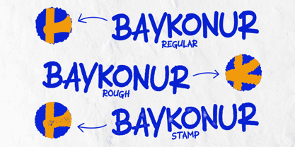Baykonur Font Poster 7