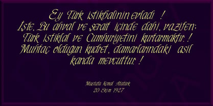 Esmira Font Poster 5
