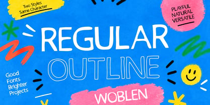 Woblen Font Poster 2