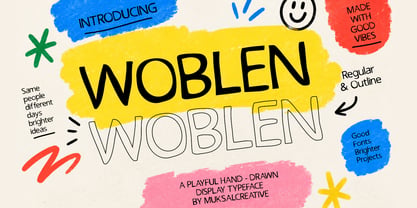 Woblen Font Poster 1
