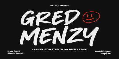 Gred Menzy Font Poster 1