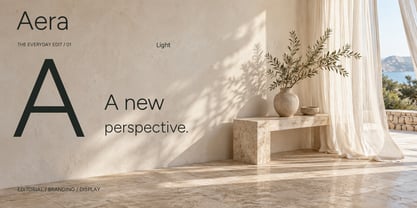 Aera Font Poster 1