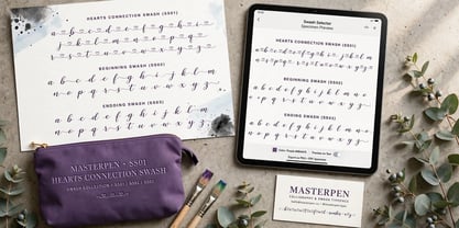 Masterpen Script Font Poster 9
