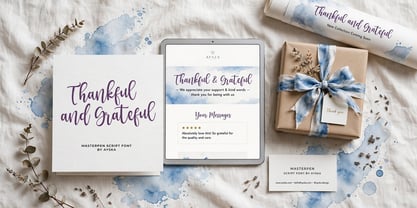 Masterpen Script Font Poster 3