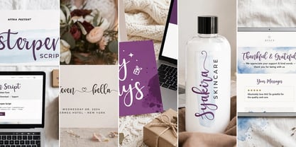 Masterpen Script Font Poster 7