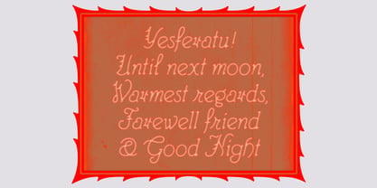 Nosferatu Font Poster 10