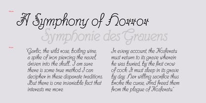 Nosferatu Font Poster 4