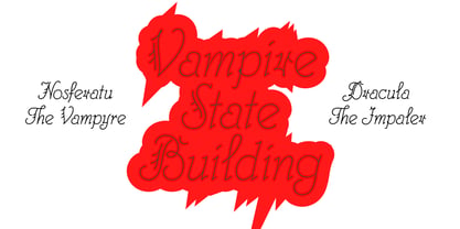 Nosferatu Font Poster 5