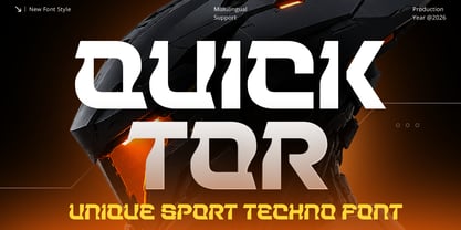 Quicktor Font Poster 1