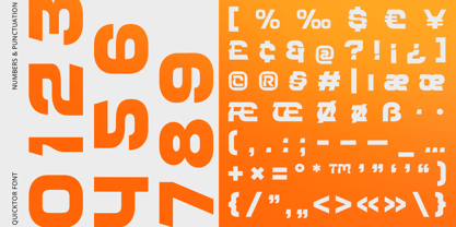 Quicktor Font Poster 11