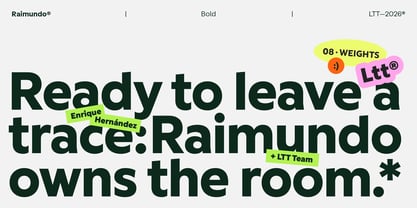 Raimundo Font Poster 10