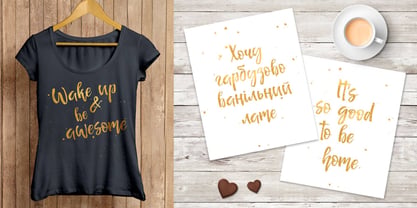 Senorita Cyrillic Script Font Poster 4