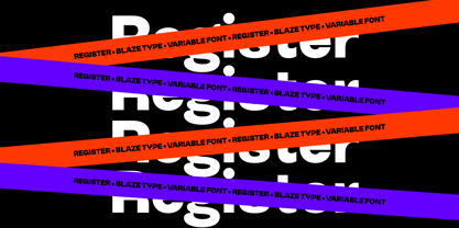 Register Font Poster 9