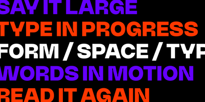 Register Font Poster 3