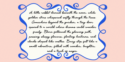 Whimney Catcher Font Poster 4