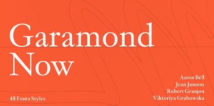 Garamond Now Font Poster 1
