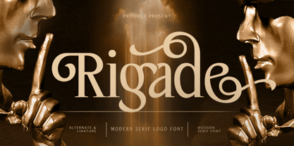 Rigade Font Poster 1