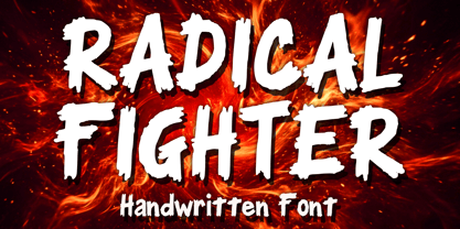 Radical Fighter Font Poster 1