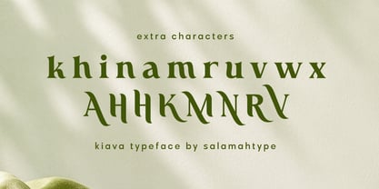 Kiava Font Poster 7