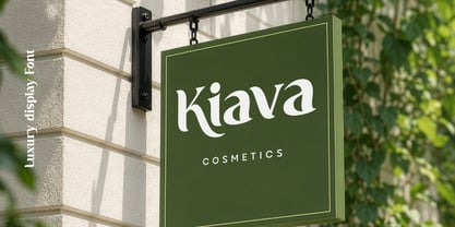 Kiava Font Poster 5