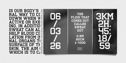 Bombehond 1993 Font Poster 9