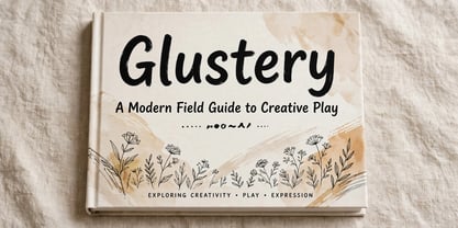 Glustery Font Poster 6