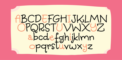 Lazy Curls Font Poster 9