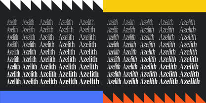 Azelith Font Poster 15