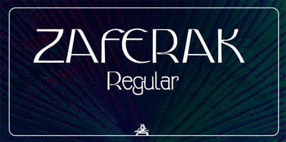 Zaferak Font Poster 1