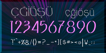 Zaferak Font Poster 3