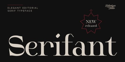 Serifant Font Poster 1