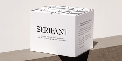 Serifant Font Poster 9