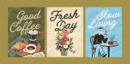 Winterish Font Poster 2